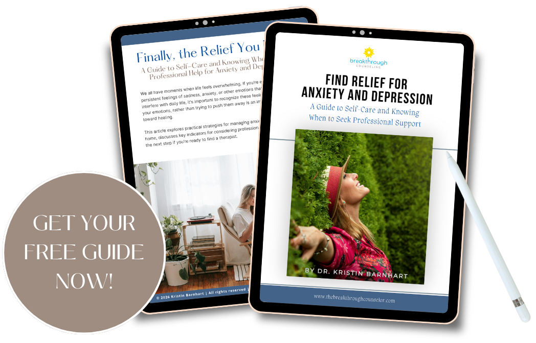 Find relief for anxiety and depression mock up Find relief for anxiety and depression mock up