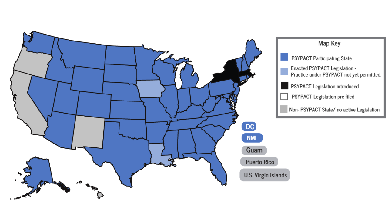 Psypact map Psypact map